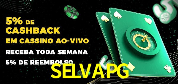 Promoções do cassino ao Vivo SELVAPG